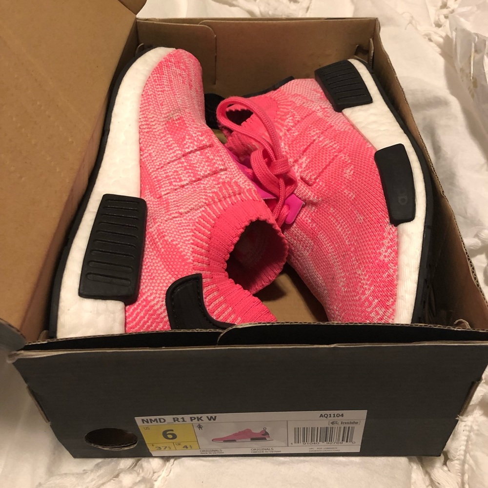 Hot pink adidas NMD R1